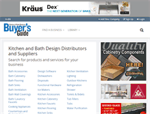 Tablet Screenshot of kitchenbathguide.com